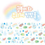 [DC215] NEW Danchoo 'Goldfish, Rainbow, and Raindrop' Kisscut Masking Tape -Danchoo__korean_sticker_stationery