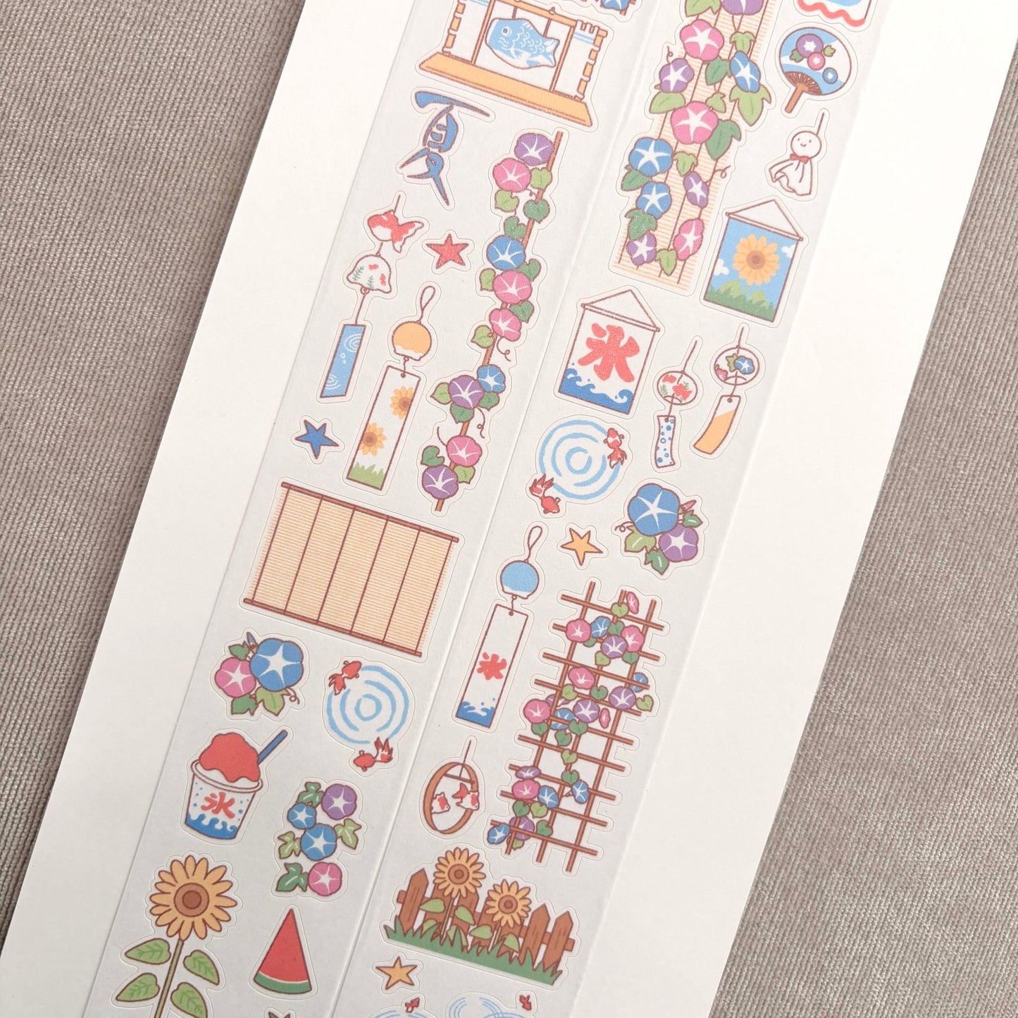 [DC217] NEW Danchoo 'Afternoon in the August' Kisscut Masking Tape -Danchoo__korean_sticker_stationery