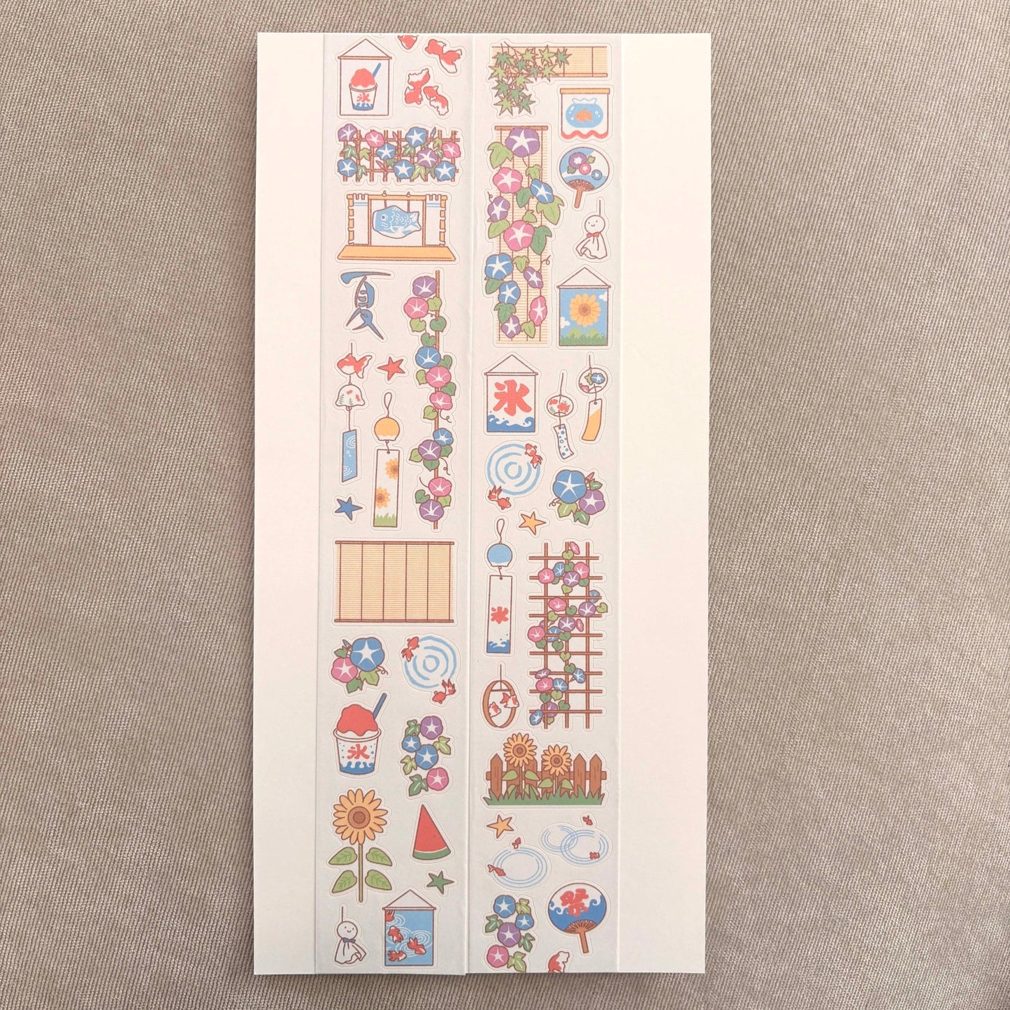 [DC217] NEW Danchoo 'Afternoon in the August' Kisscut Masking Tape -Danchoo__korean_sticker_stationery