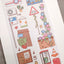 [DC218] NEW Danchoo 'Pieces of the Street' Kisscut Masking Tape -Danchoo__korean_sticker_stationery