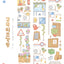 [DC218] NEW Danchoo 'Pieces of the Street' Kisscut Masking Tape -Danchoo__korean_sticker_stationery