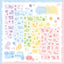 [DC35] Danchoo Cotton Candy Patchwork Masking Seal Pack (Pack/Single) - Danchoo_DC35 - Pack_korean_sticker_stationery