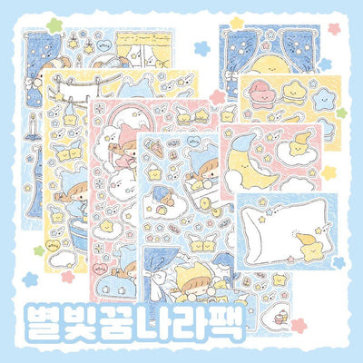 [DC58] Danchoo Starry Dreamland Sticker Pack (Pack/Singles) - Danchoo_DC58 - Pack_korean_sticker_stationery