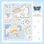 [DC58] Danchoo Starry Dreamland Sticker Pack (Pack/Singles) - Danchoo_DC58S4 - Let's Leave to the Dreamland_korean_sticker_stationery