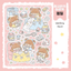 [DC62] Danchoo Work Day Sticker Pack (Pack/Singles) - Danchoo_DC62S3 - Working Hard_korean_sticker_stationery