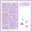 [DC73] Danchoo Cotton Candy Palette DIY Sticker Pack (Pack/Singles) - Danchoo_DC73S5 - Purple_korean_sticker_stationery