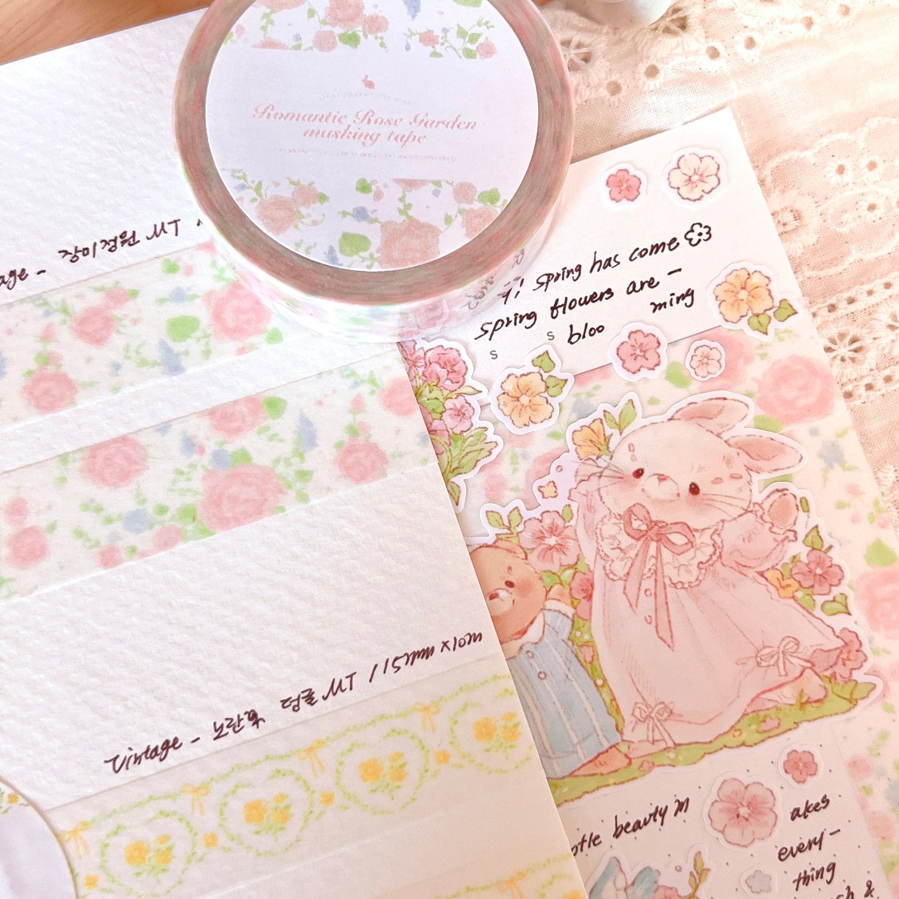 [DD34] Dear Dolly 'Whisper of the Spring' Sticker All - in - One Pack (Pack/Singles) - Dear Dolly_DD34S5 - Sweet Whisper of Spring Breeze_korean_sticker_stationery