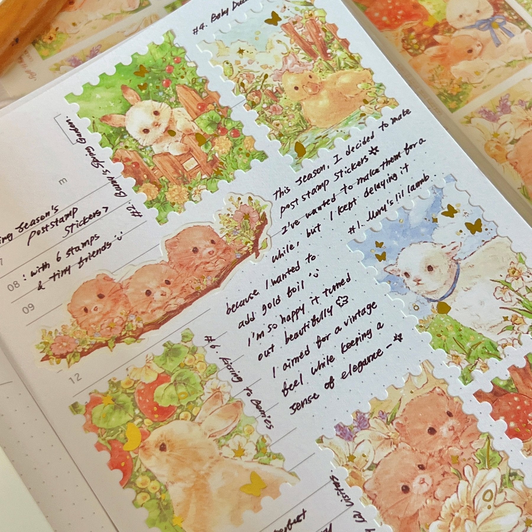 [DD34] Dear Dolly 'Whisper of the Spring' Sticker All - in - One Pack (Pack/Singles) - Dear Dolly_DD34S5 - Sweet Whisper of Spring Breeze_korean_sticker_stationery