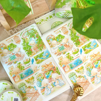 [DD37] Dear Dolly 'Mediterranean Oceanside Pension' Sticker Sheet - Dear Dolly__korean_sticker_stationery