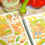 [DD41] Dear Dolly 'Retriever's Summer Garden' Sticker Sheet - Dear Dolly__korean_sticker_stationery