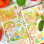 [DD41] Dear Dolly 'Retriever's Summer Garden' Sticker Sheet - Dear Dolly__korean_sticker_stationery