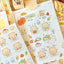 [DD45] Dear Dolly 'Healthy Summer Lunch Time' Sticker Sheet - Dear Dolly__korean_sticker_stationery
