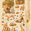 [DD50] Dear Dolly 'Classic Autumn' Sticker Pack (Pack/Singles) - Dear Dolly_DD50S1 - The Velvet Fox_korean_sticker_stationery