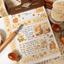 [DD52] Dear Dolly 'Classic Autumn' Masking Tapes (Options) - Dear Dolly_DD52S1 - Tiny Little Vintage Buttons_korean_sticker_stationery