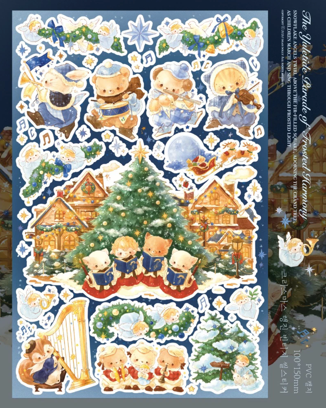 [DD55] Dear Dolly 'The Classic Christmas Tale' Sticker Pack - Dear Dolly__korean_sticker_stationery