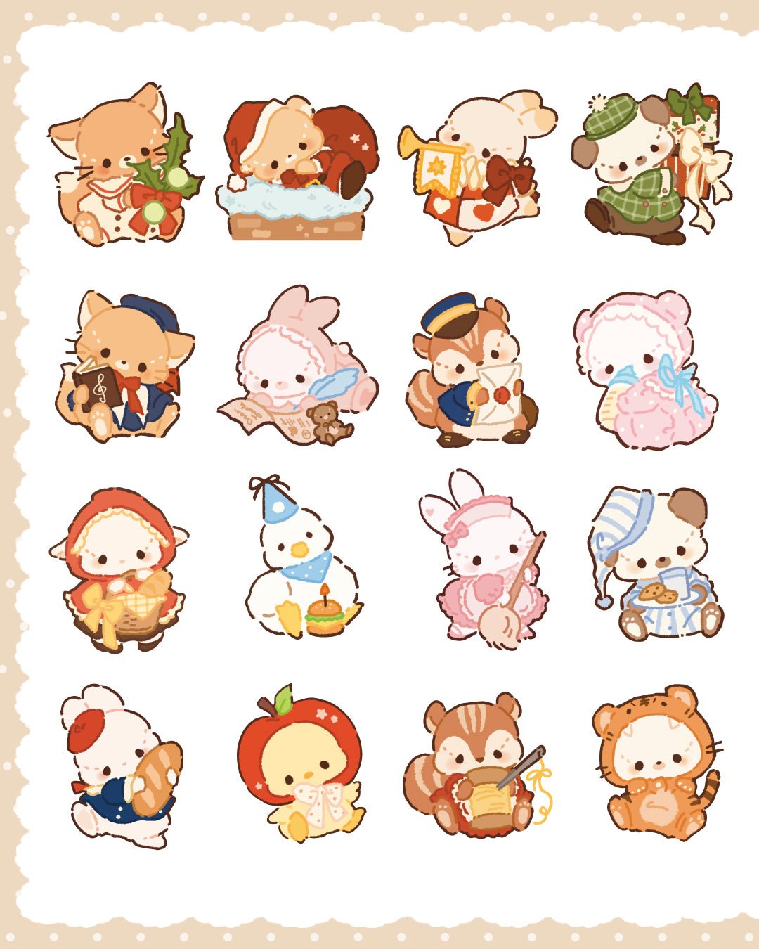 [DD67] NEW Dear Dolly Random 'Ddibu Seals 2' (All in One Pack/Singles) - Dear Dolly_DD67S1 - All in One (31)_korean_sticker_stationery