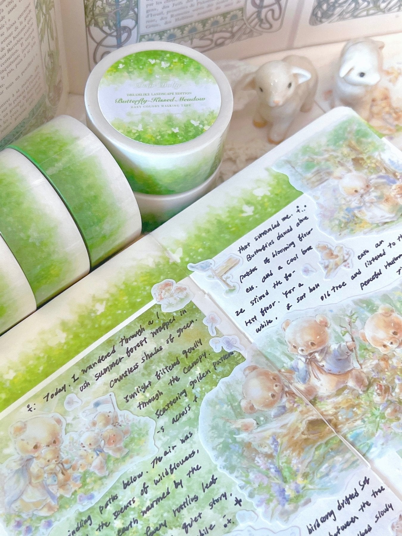 [DD71] NEW Dear Dolly 'The Tender Verdant Season' Masking Tapes (options) -Dear Dolly_DD71S1 - Lavender Reverie_korean_sticker_stationery