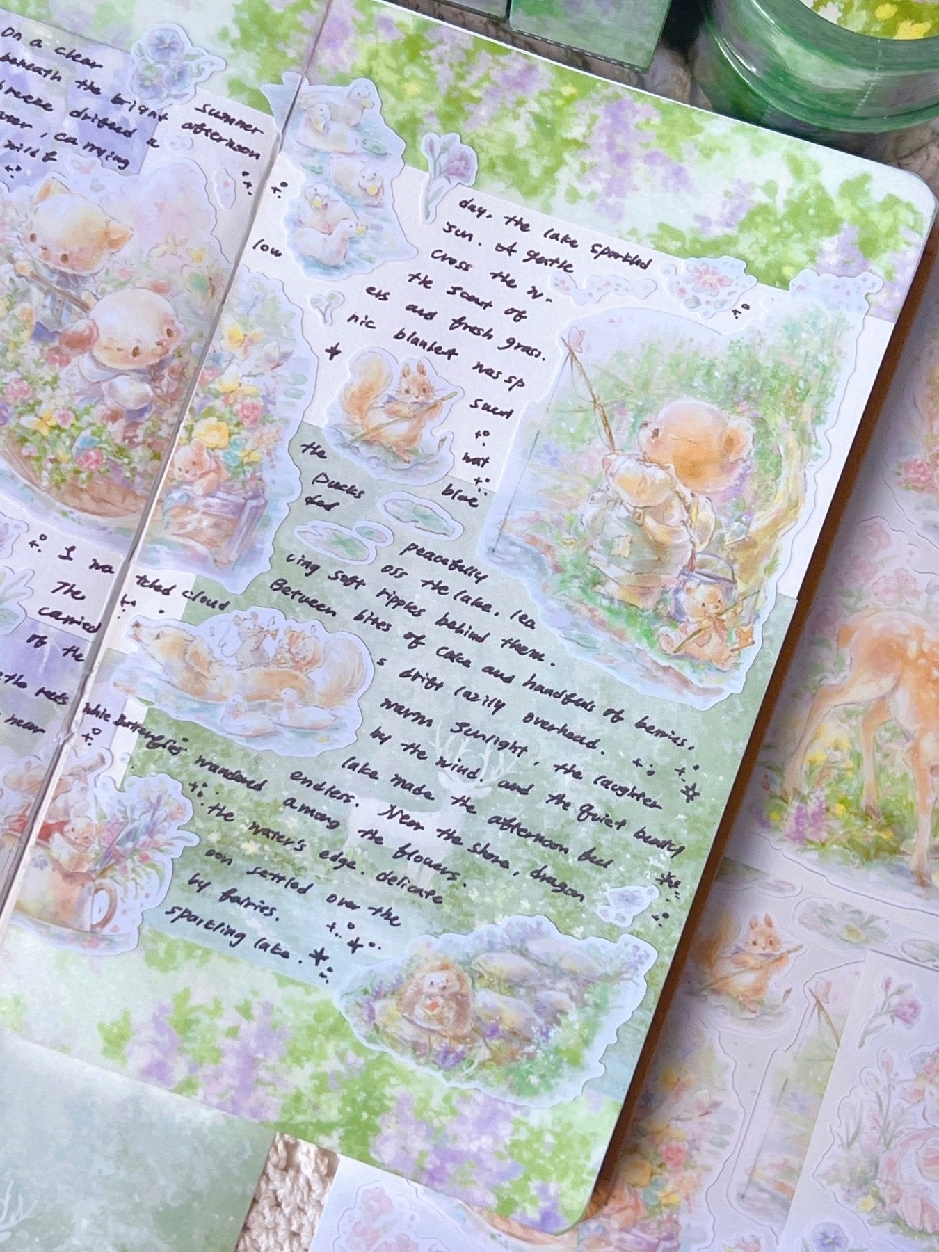 [DD72] NEW Dear Dolly 'The Tender Verdant Season' Memo Sticker Set -Dear Dolly__korean_sticker_stationery