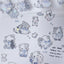 [DD77] NEW Dear Dolly 'Little Puddle Parade/Ribbon Tied Friends' Kisscut Masking Tape (options) -Dear Dolly_DD77S2 - Ribbon Tide Friends_korean_sticker_stationery