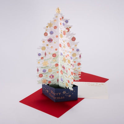 [EA01] EASE Laser Cut 3D Christmas Tree Card - EASE__korean_sticker_stationery