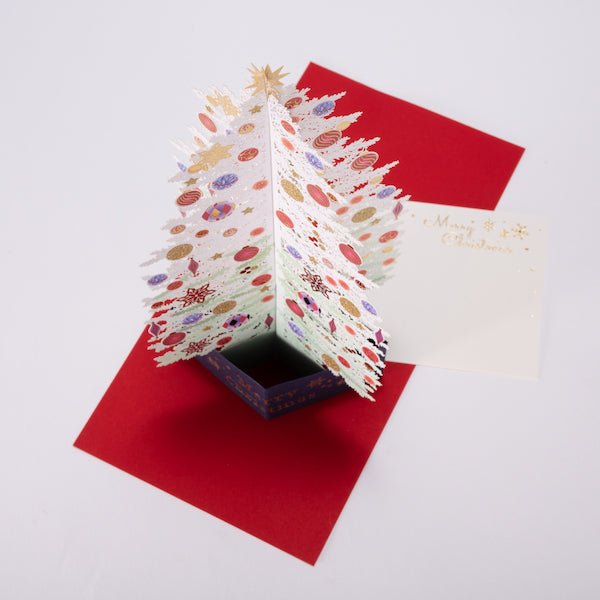 [EA01] EASE Laser Cut 3D Christmas Tree Card - EASE__korean_sticker_stationery