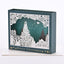 [EA05] EASE Laser Cut Shadow Box Green Christmas Tree Town Card - EASE__korean_sticker_stationery