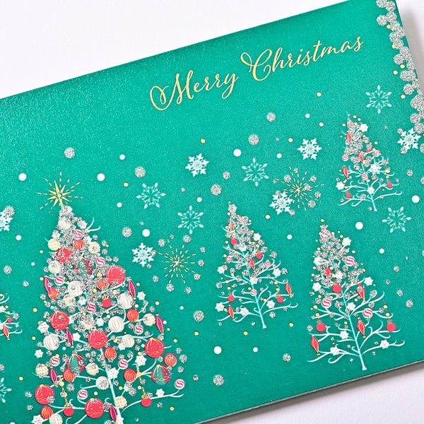 [EA12] EASE Christmas Green Tree Greeting Card - EASE__korean_sticker_stationery