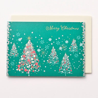 [EA12] EASE Christmas Green Tree Greeting Card - EASE__korean_sticker_stationery