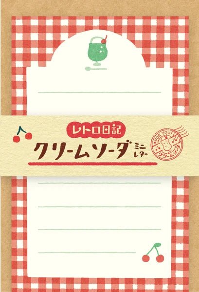 [FR02] Furukwashiko Mini Letter Set (Melon Soda) - Furukwashiko__korean_sticker_stationery