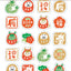 [FR20] Furukwashiko Year of the Dragon Sticker Sheet (options) - Furukwashiko_FR20S3 - Daruma_korean_sticker_stationery