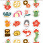 [FR20] Furukwashiko Year of the Dragon Sticker Sheet (options) - Furukwashiko_FR20S1 - Symbols_korean_sticker_stationery