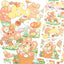 [FT02] Fantafore Welcome Spring Sticker Pack (Single/Pack) - Fantafore_FT02S3 - Warm Spring (Orange)_korean_sticker_stationery