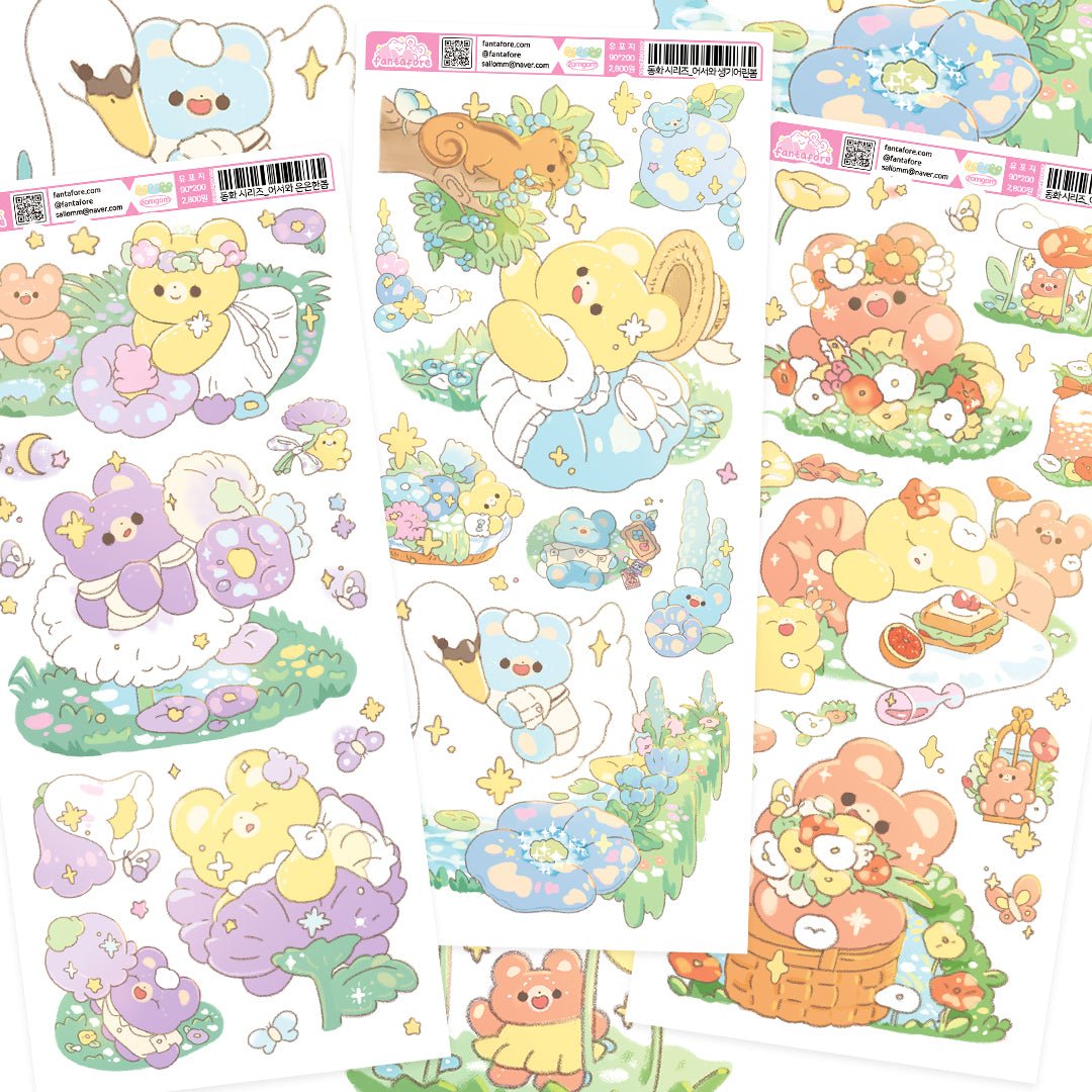 [FT02] Fantafore Welcome Spring Sticker Pack (Single/Pack) - Fantafore_FT02 - Pack_korean_sticker_stationery