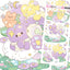 [FT02] Fantafore Welcome Spring Sticker Pack (Single/Pack) - Fantafore_FT02S1 - Calm Spring (Purple)_korean_sticker_stationery