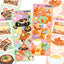 [FT04] Fantafore My Slow Food - Mala Rose Tteokbokki & Galbi Sticker Pack (Single/Pack) - Fantafore_FT04 - Pack_korean_sticker_stationery
