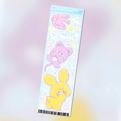 [GO15] Gowoongrim Bbung Sticker Sheet - Gowoongrim__korean_sticker_stationery