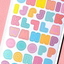 [GO16] Gowoongrim Stitch Sticker Sheets (options) - Gowoongrim_GO16S1 - Stitch Alphabet 1 (Vibrant)_korean_sticker_stationery