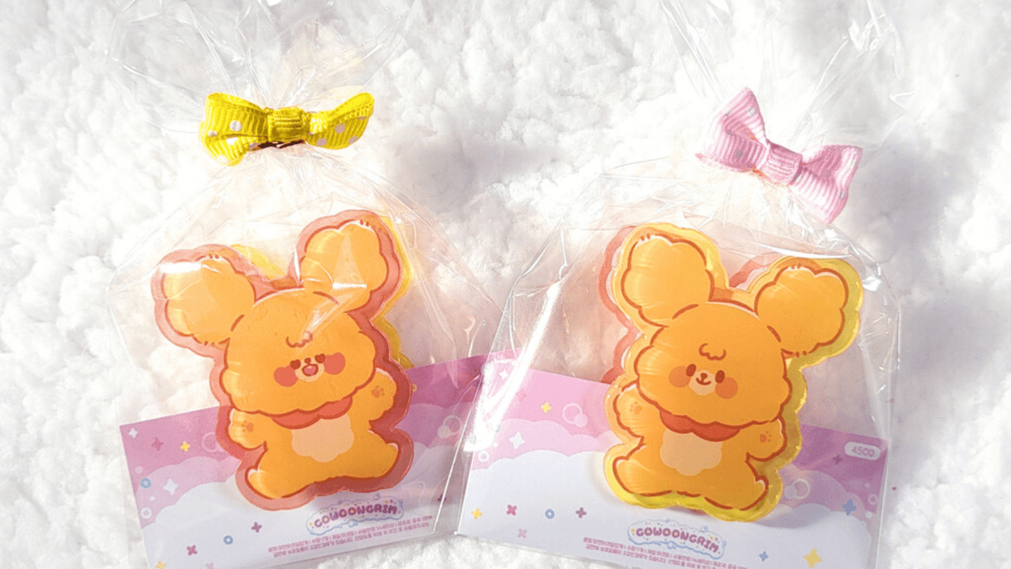 [GO26] Gowoongrim Acrylic Clips (options) - Gowoongrim_GO26S4 - Dog_korean_sticker_stationery
