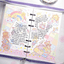 [GO30] Gowoongrim Weather Sticker Pack (Singles/Pack) - Gowoongrim_GO30S4 - Rainbow Quilt_korean_sticker_stationery