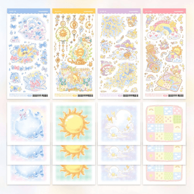 [GO30] Gowoongrim Weather Sticker Pack (Singles/Pack) - Gowoongrim_GO30 - Pack_korean_sticker_stationery