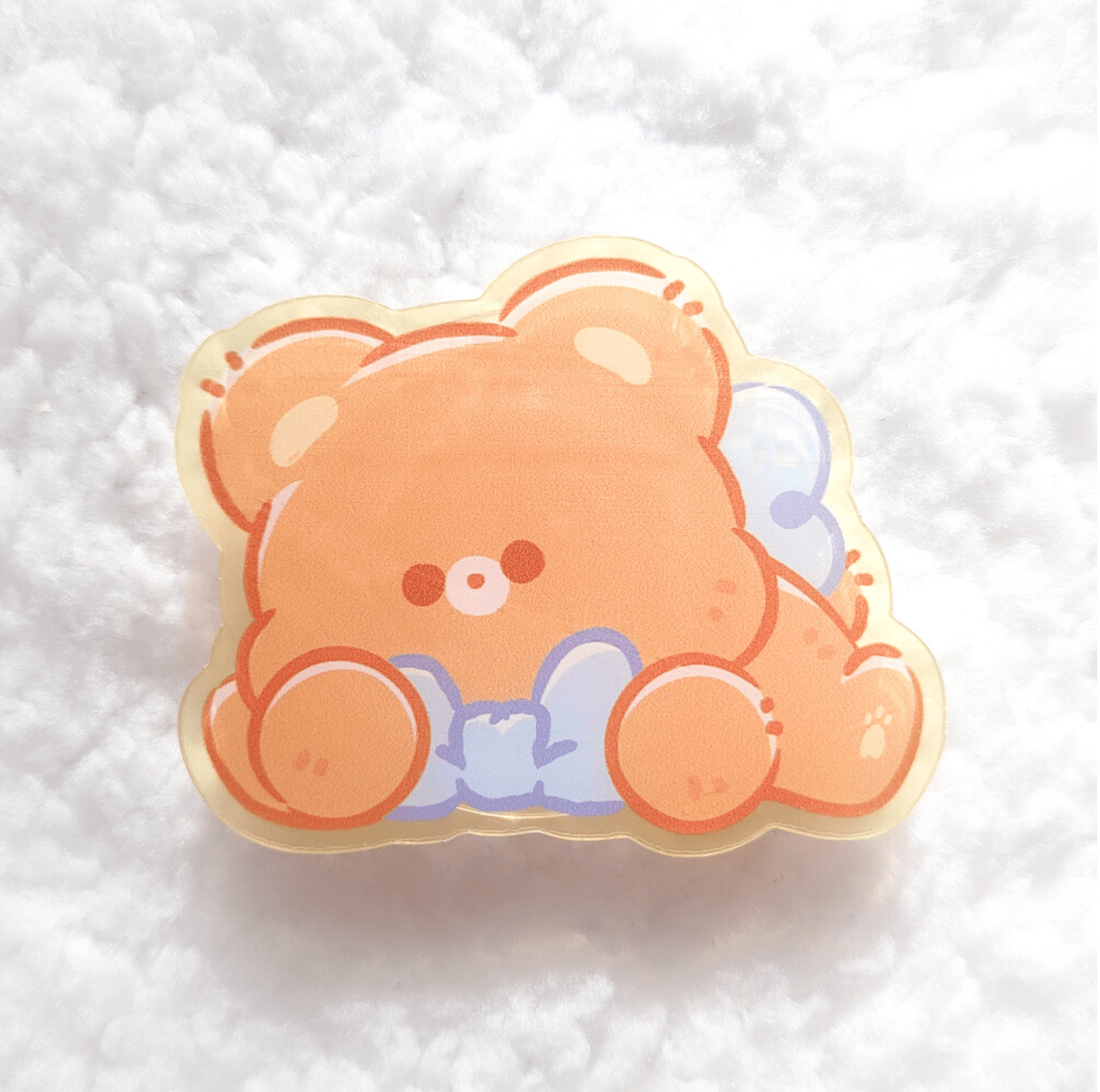 [GO35] Gowoongrim Characters Grip - Tok (options) - Gowoongrim_GO35S3 - Bear_korean_sticker_stationery