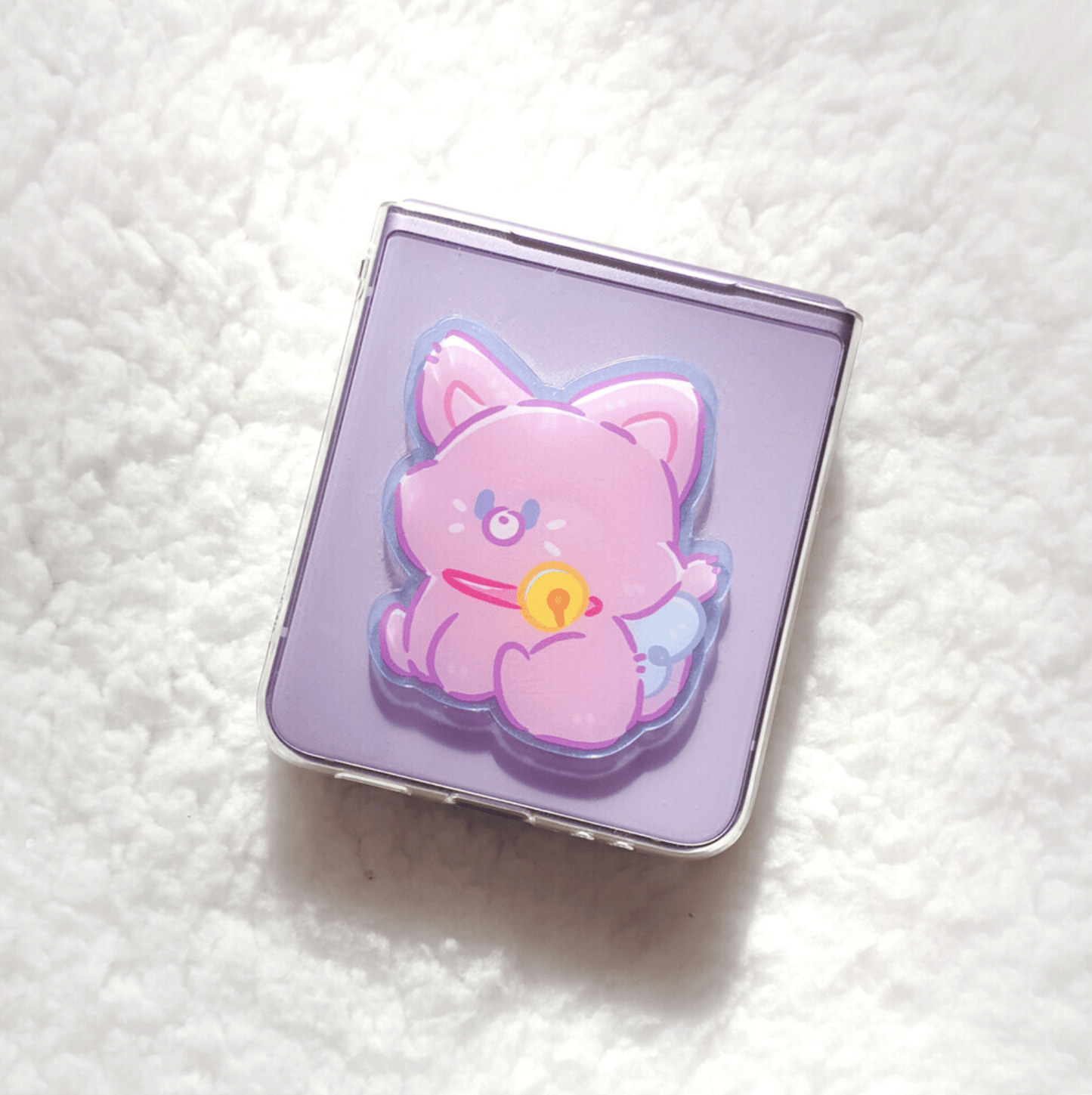 [GO35] Gowoongrim Characters Grip - Tok (options) - Gowoongrim_GO35S4 - Dog_korean_sticker_stationery