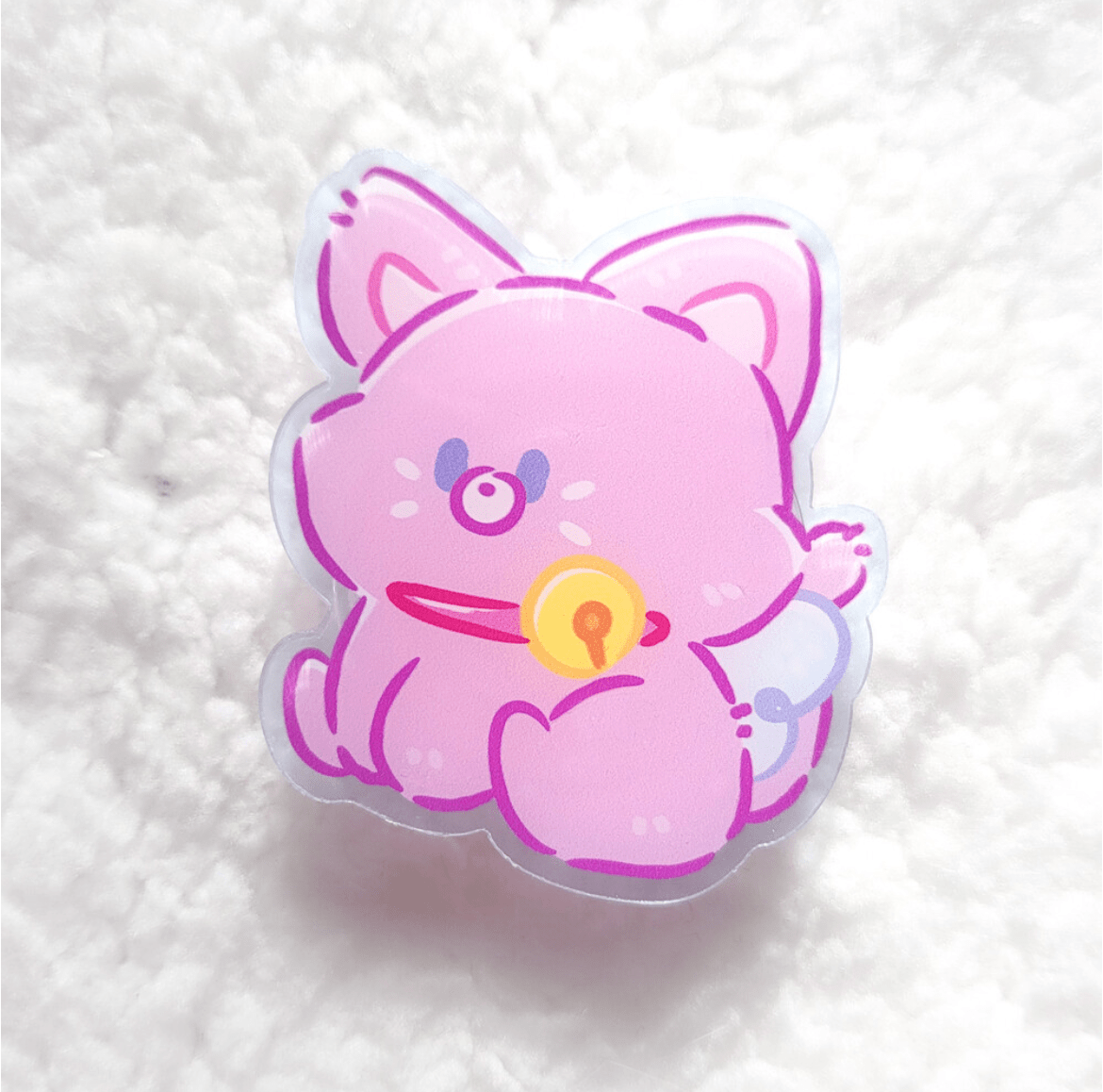 [GO35] Gowoongrim Characters Grip - Tok (options) - Gowoongrim_GO35S1 - Cat_korean_sticker_stationery