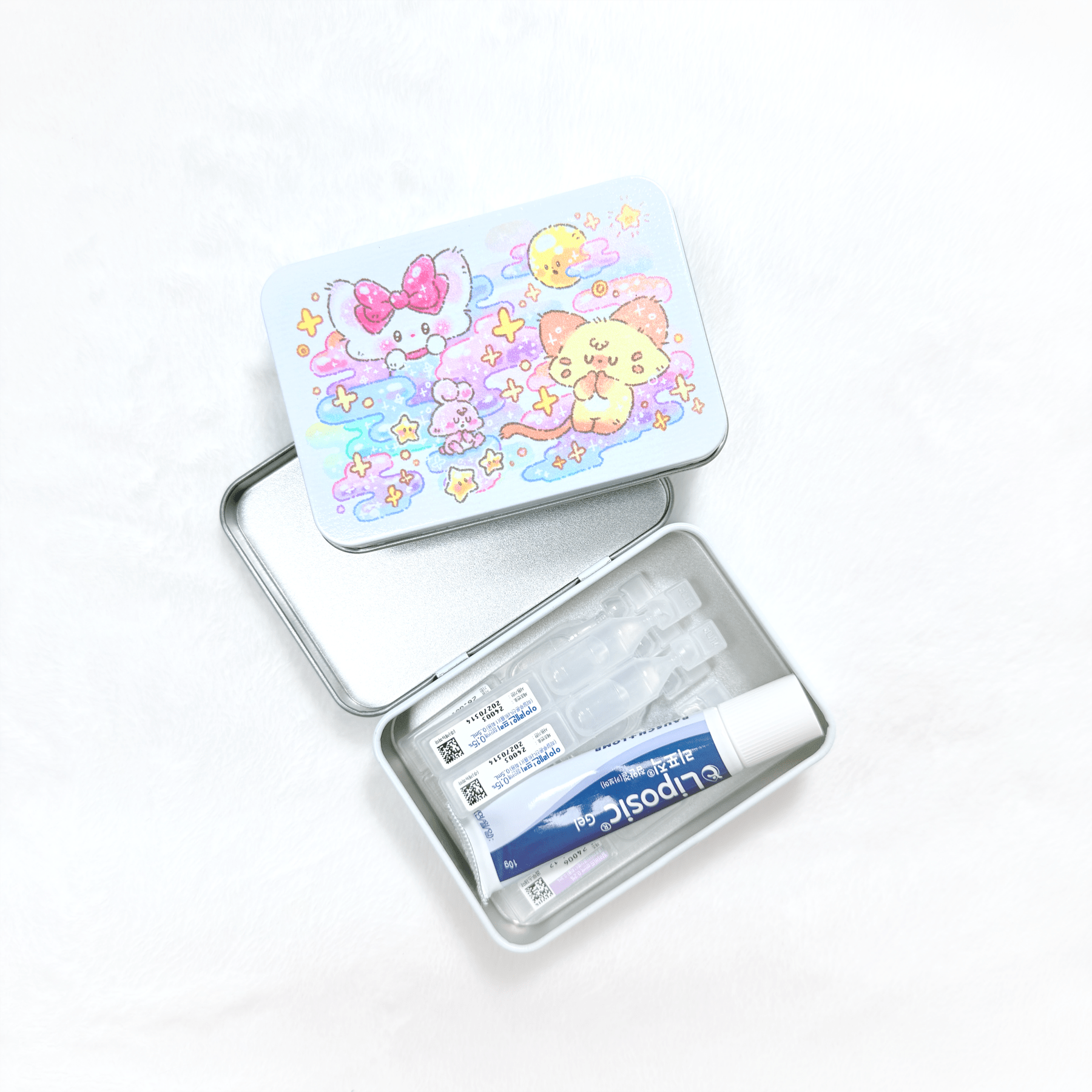 [GO43] Gowoongrim Tin Case (options) - Gowoongrim_GO43S1 - Making a Wish_korean_sticker_stationery