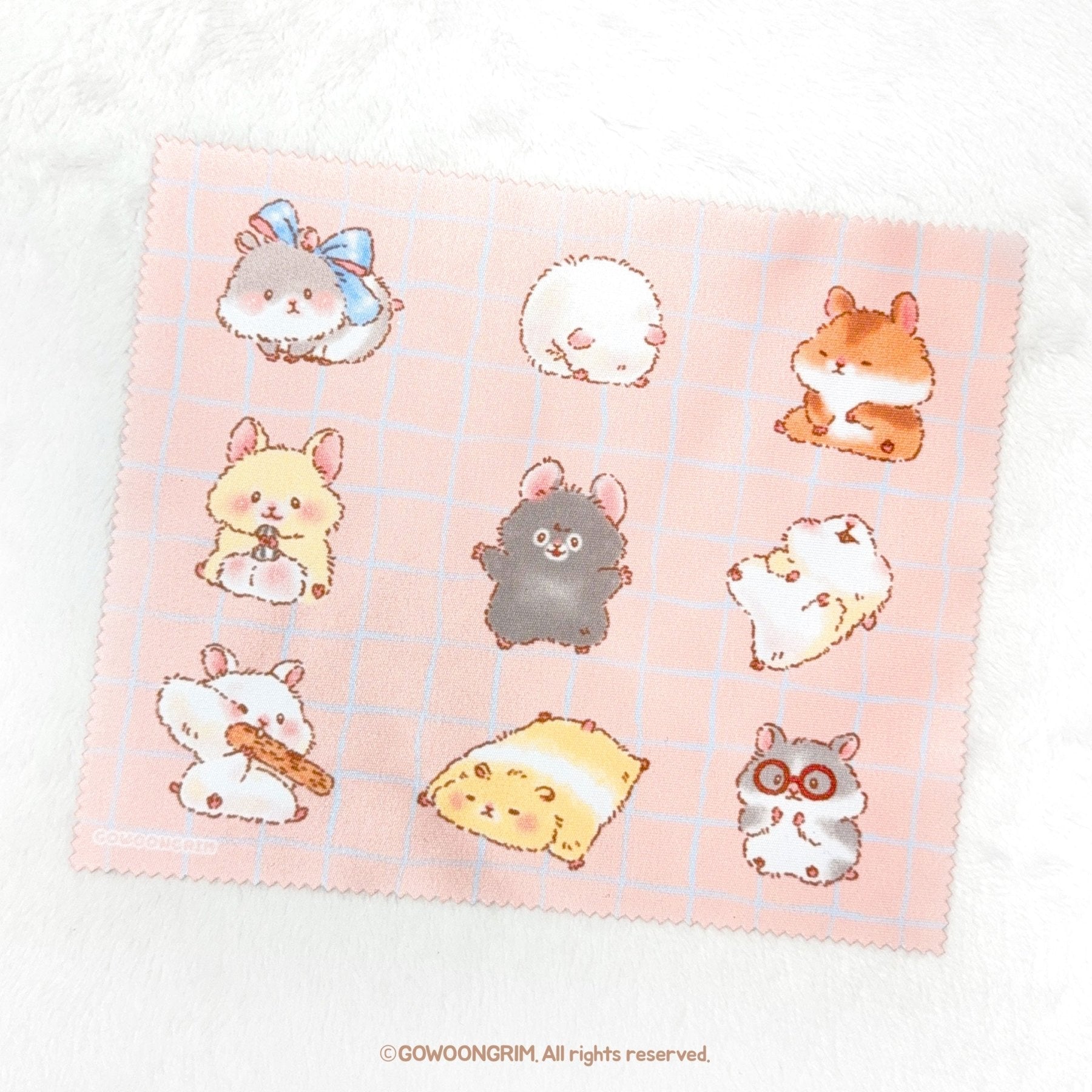 [GO47] Gowoongrim 'Small Cutie Animals' Multi - cleaner (options) - Gowoongrim_GO47S1 - Hamster_korean_sticker_stationery