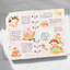 [GO52] Gowoongrim 'Give me All the Good Food' Sticker Pack (Pack/Singles) - Gowoongrim_GO52S3 - Ramen Pirate_korean_sticker_stationery