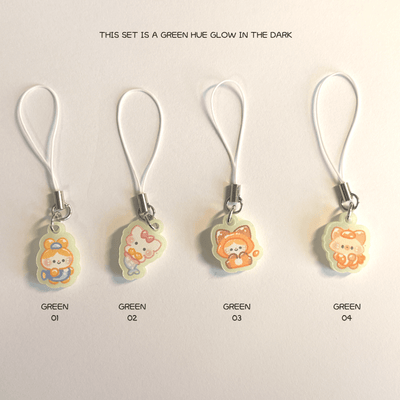 [GO64] Gowoongrim Glow in the Dark Phone Charm - Gowoongrim_GO64S1 - Green 01_korean_sticker_stationery