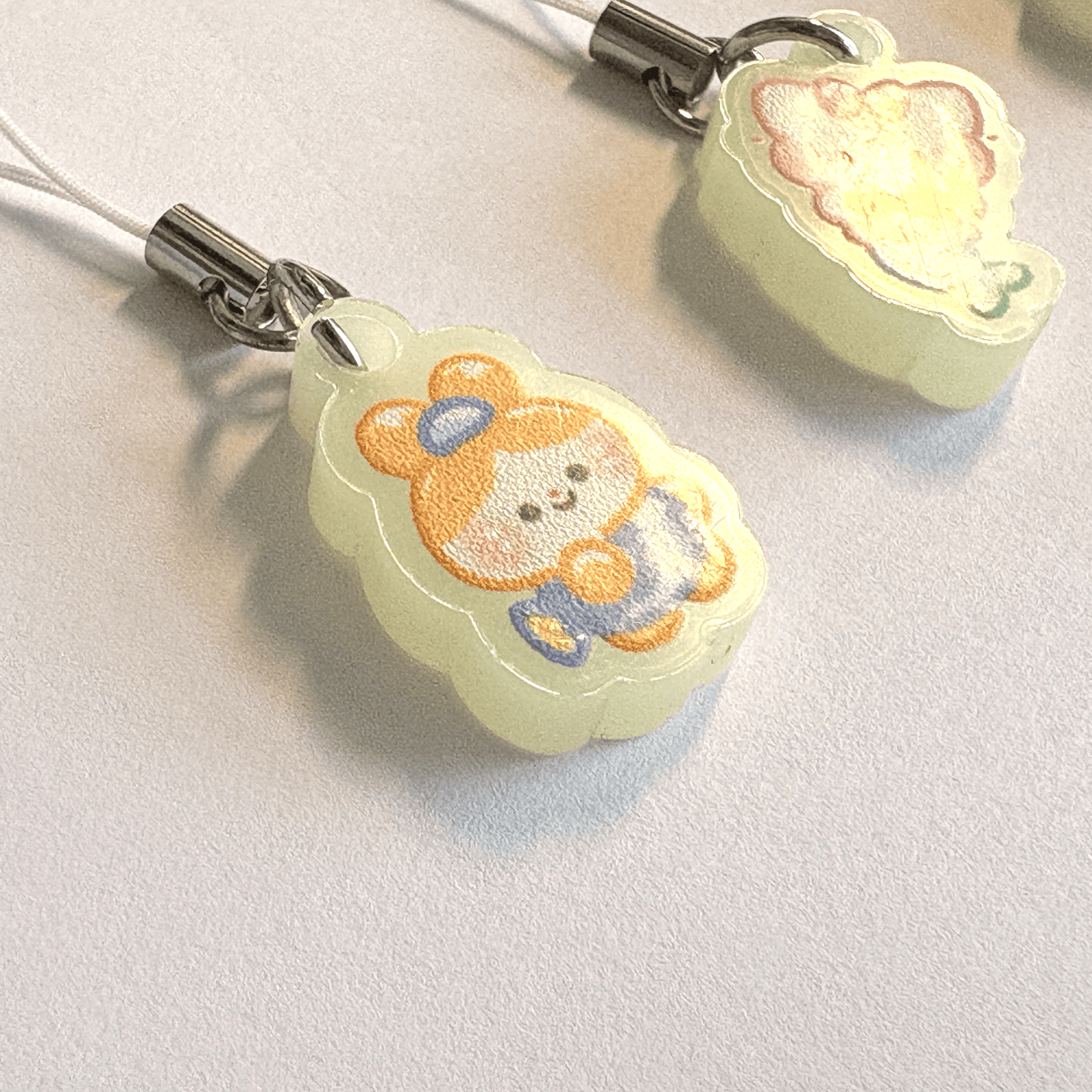 [GO64] Gowoongrim Glow in the Dark Phone Charm - Gowoongrim_GO64S1 - Green 01_korean_sticker_stationery