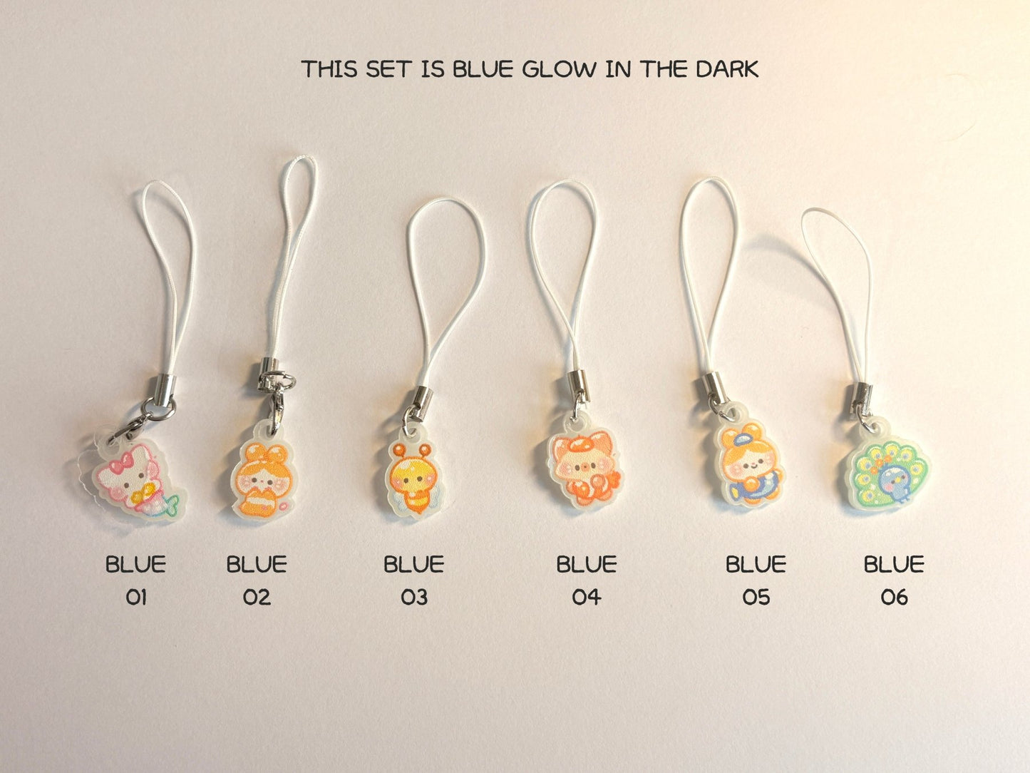 [GO64] Gowoongrim Glow in the Dark Phone Charm - Gowoongrim_GO64S1 - Green 01_korean_sticker_stationery