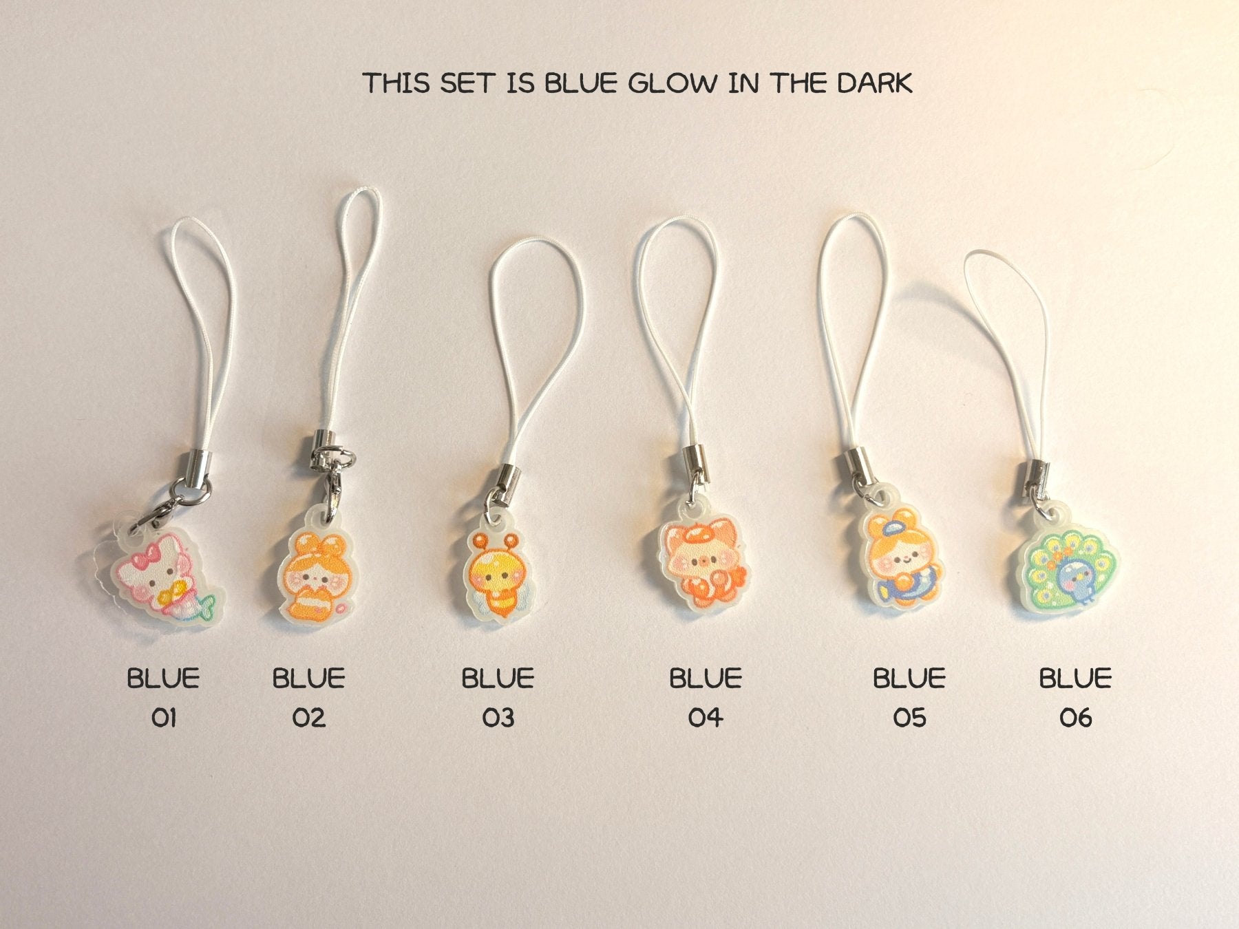 [GO64] Gowoongrim Glow in the Dark Phone Charm - Gowoongrim_GO64S1 - Green 01_korean_sticker_stationery